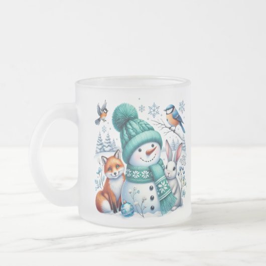Snowman & Friends Coffee Mug (Gauche)