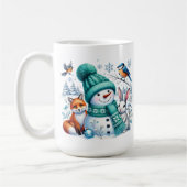 Snowman & Friends Coffee Mug (Gauche)