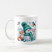 Snowman & Friends Coffee Mug (Gauche)