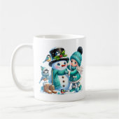 Snowman & Friends Coffee Mug (Gauche)