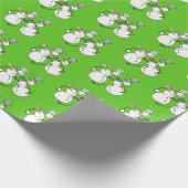 Snowman gevecht cadeaupapier (Hoek)