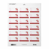 Snowman Gift Label Labels (Full Sheet)