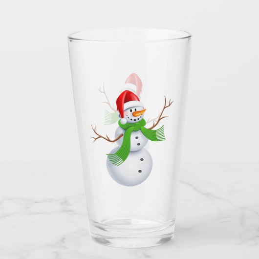 Snowman Glas (Achterkant)