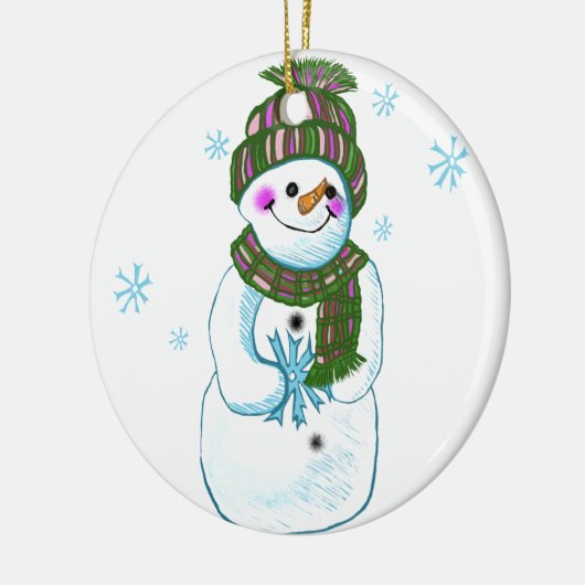 Snowman Granny aangepaste ornamenten (Links)
