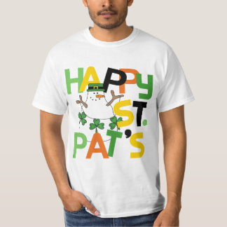 Snowman Happy St. Pat's Day Tshirts and Gifts