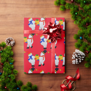SNOWMAN HIER IS JE CHRISTMAS GIFT WRAPPING PAPIER