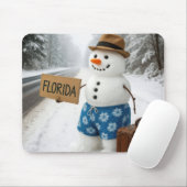 Snowman Hitchhiking to Florida Muismat (Met muis)