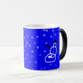 Snowman Holiday Christmas Mug personnalisable (Devant droit)