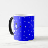 Snowman Holiday Christmas Mug personnalisable (Devant gauche)