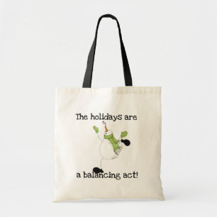Snowman Holiday Humor Tote Bag