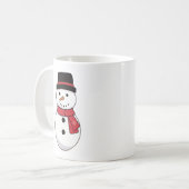 Snowman Holiday Koffiemok (Voorkant links)