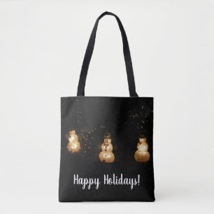 Snowman Holiday Light Display Draagtas