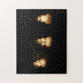 Snowman Holiday Light Display Legpuzzel (Verticaal)