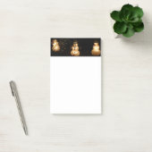 Snowman Holiday Light Display Post-it® Notes (Kantoor)