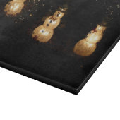 Snowman Holiday Light Display Snijplank (Hoek)