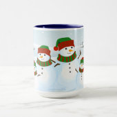 Snowman Holiday Mug personnalisé (Centre)