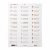 Snowman Holiday Return Address Label (Full Sheet)