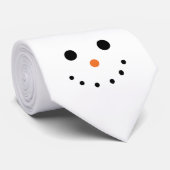 Snowman Holiday Stropdas (Opgerold)