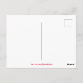 Snowman Holiday Treat Kerstmis Briefkaart (Achterkant)