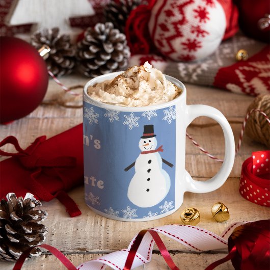 Snowman Hot Chocolate Persoonlijk Koffiemok