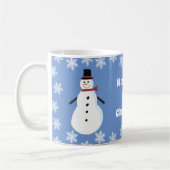 Snowman Hot Chocolate Persoonlijk Koffiemok (Links)