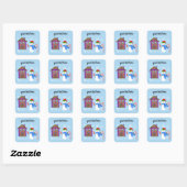 Snowman & House #1-2 Stickers (Feuille)