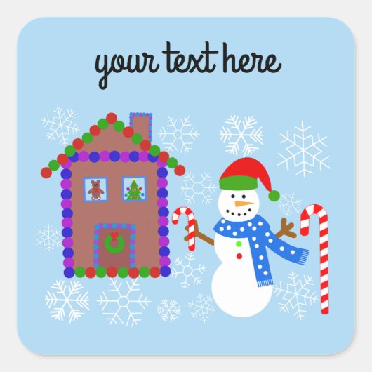 Snowman & House #1-2 Stickers (Devant)