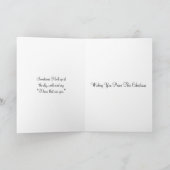 Snowman, ik weet dat jij je herinnert. feestdagen kaart (Binnen)