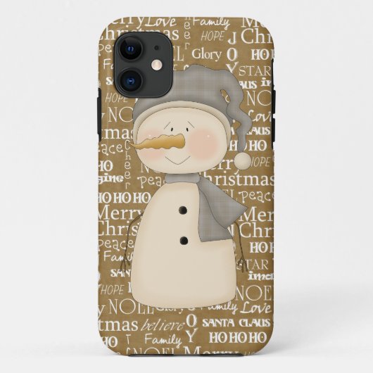 Snowman iPhone 5 is er nauwelijks Case-Mate iPhone Case (Achterkant)