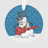 Snowman Jouant Une Guitare Électrique (devant)