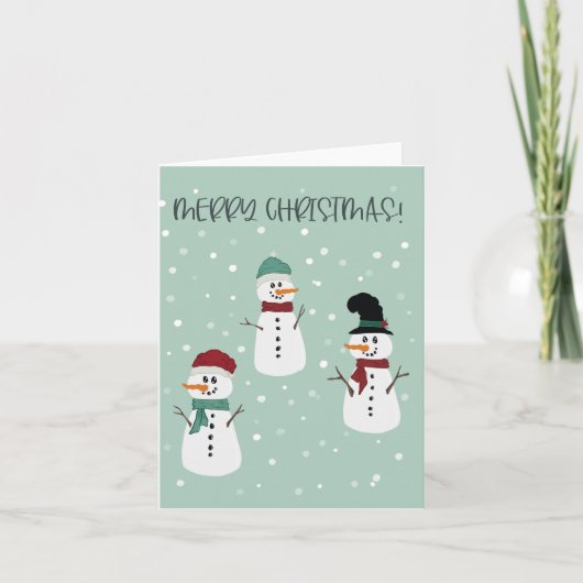 Snowman Kaart (Voorkant)