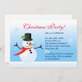 Snowman Kaart (Voorkant / Achterkant)