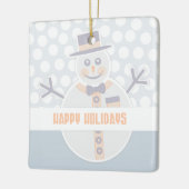 Snowman Keramisch Ornament (Links)