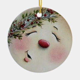 Snowman Keramisch Ornament