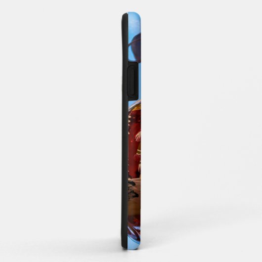 Snowman Kerstbal Case-Mate iPhone Case (Achterkant/rechts)
