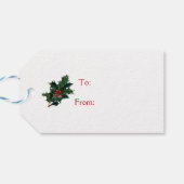Snowman-kerstcadeautags Cadeaulabel (Achterkant Horizontaal)