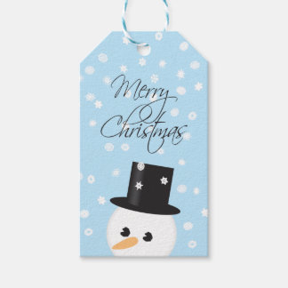 Snowman-kerstcadeLabel Cadeaulabel