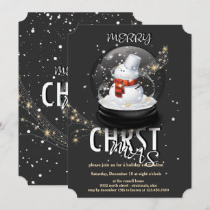 Snowman kerstfeest kaart