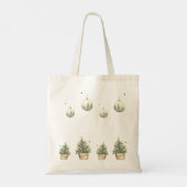 Snowman Kerstfeestdag Tote Bag (Achterkant)