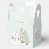 Snowman Kerstmis Bedankdoosjes (Geopend)