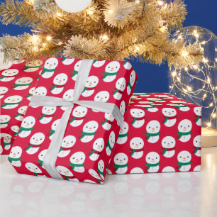 Snowman Kerstmis Cadeaupapier
