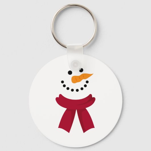 Snowman Kerstmis Sleutelhanger (Voorkant)