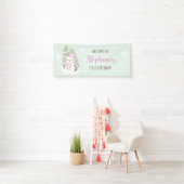 Snowman Kerstmis Spandoek (Insitu)