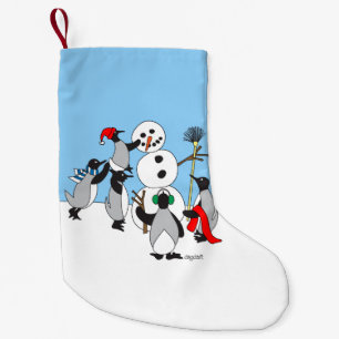 Snowman kerststaart kleine kerstsok