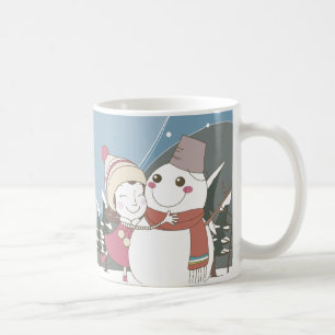 Snowman Kerstvakantie vakantie vakantie Mok
