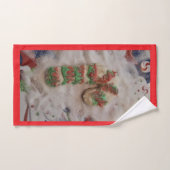 Snowman Kitchen Hand Towel (Serviette à main)