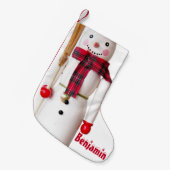 Snowman Kleine Kerstsok (Voorkant (Hangend))
