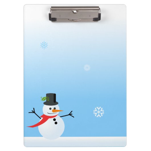 Snowman Klembord (Voorkant)