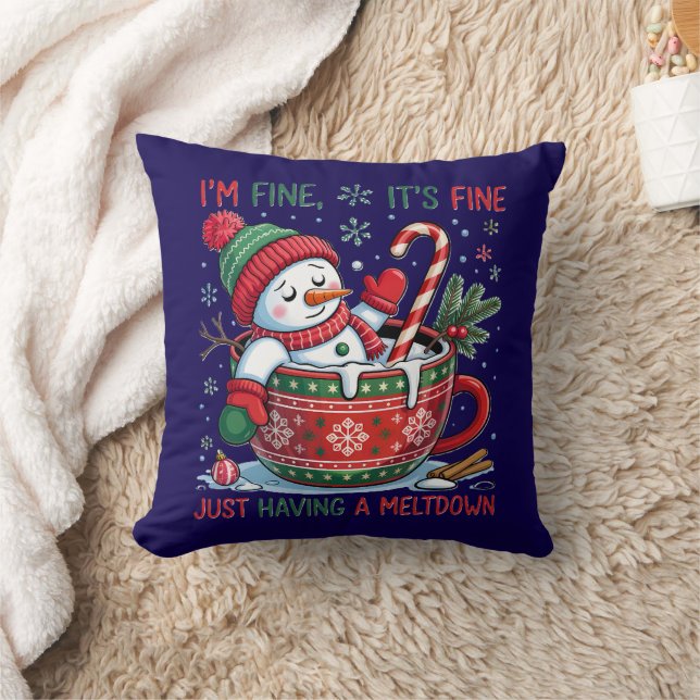 Snowman Kussen (Deken)