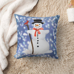 Snowman Kussen